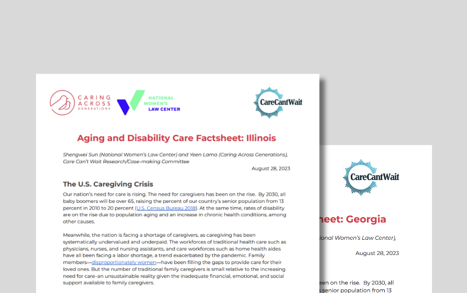 Factsheets: Aging and Disability Care in Georgia and Illinois